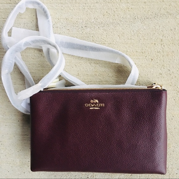 coach oxblood crossbody